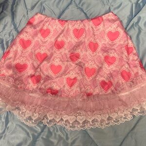 Sugar Thrillz Pink Bubble Mini Skirt